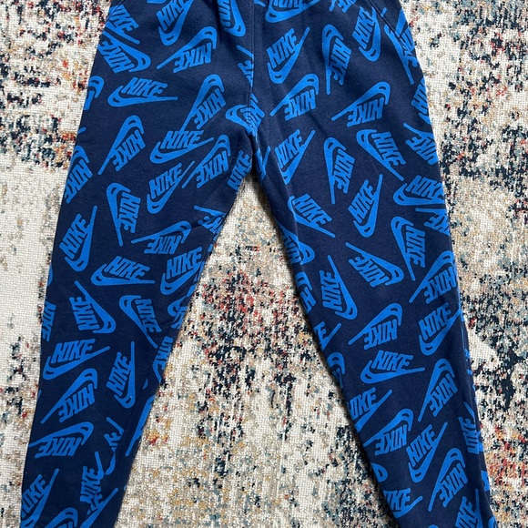 Nike Kids Blue Logo Joggers - Picture 6 of 6